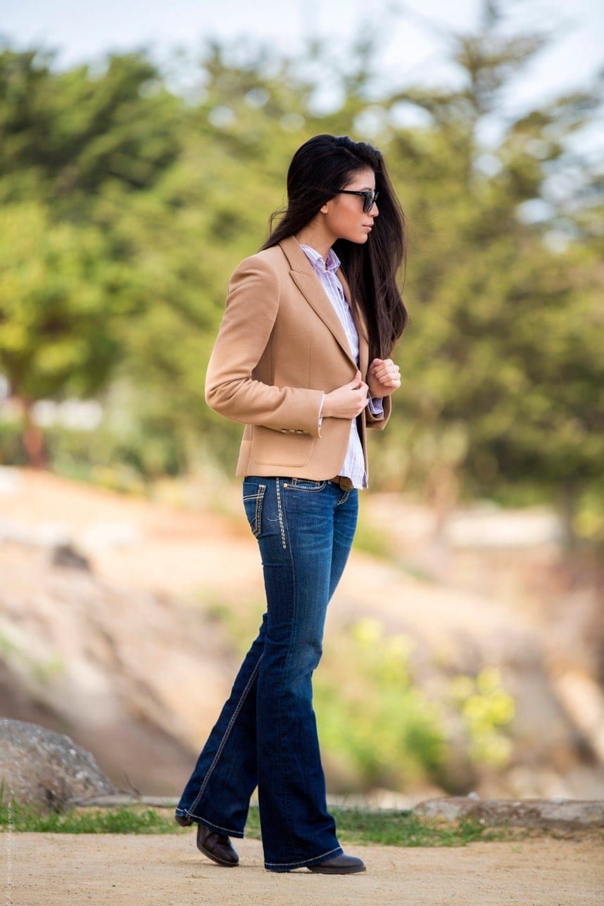 Business Casual Outfit Idea Business Casual Outfit Idea — Bootcut Jeans Outfits 2027 with Heels