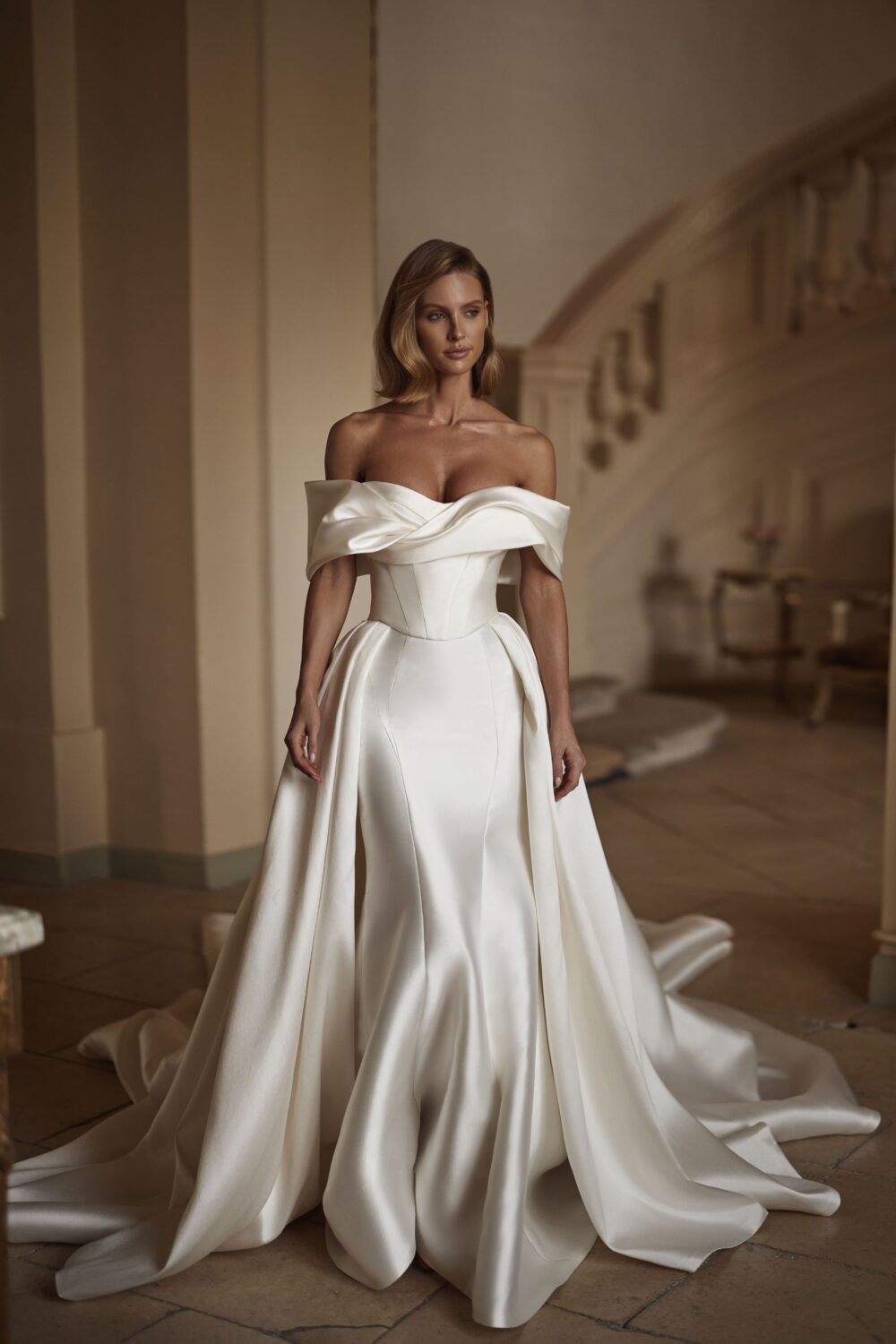 Classic Elegance: Off-the-Shoulder Ballgown — Wedding Dress Trends 2027