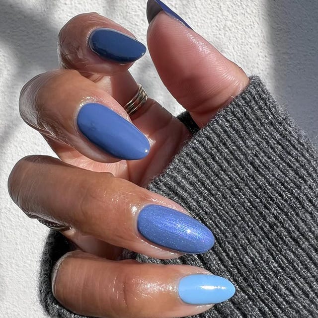 Short Square Denim with Stitching Short Square Denim with Stitching — Denim Nails 2027