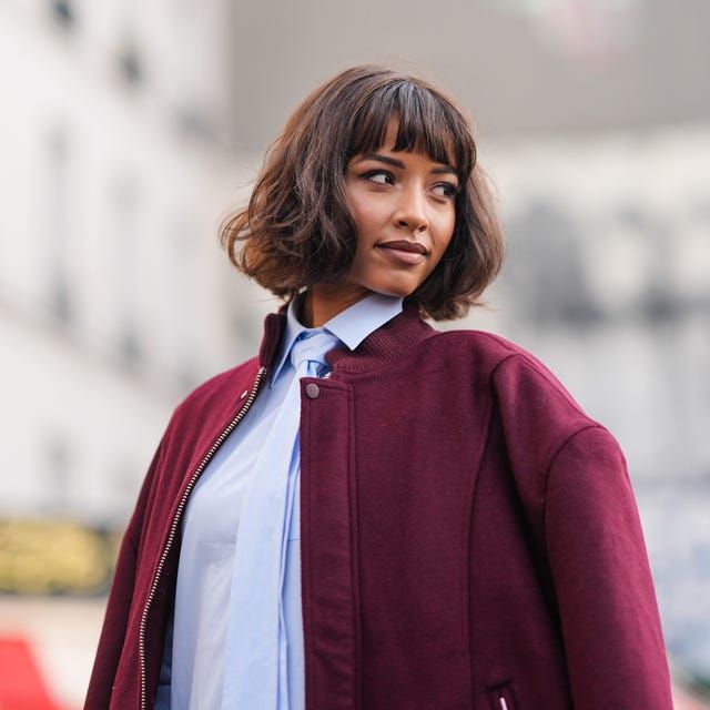 Collarbone Angled Bob With Side Part Collarbone Angled Bob With Side Part — Winter Haircuts 2027 for Round Faces