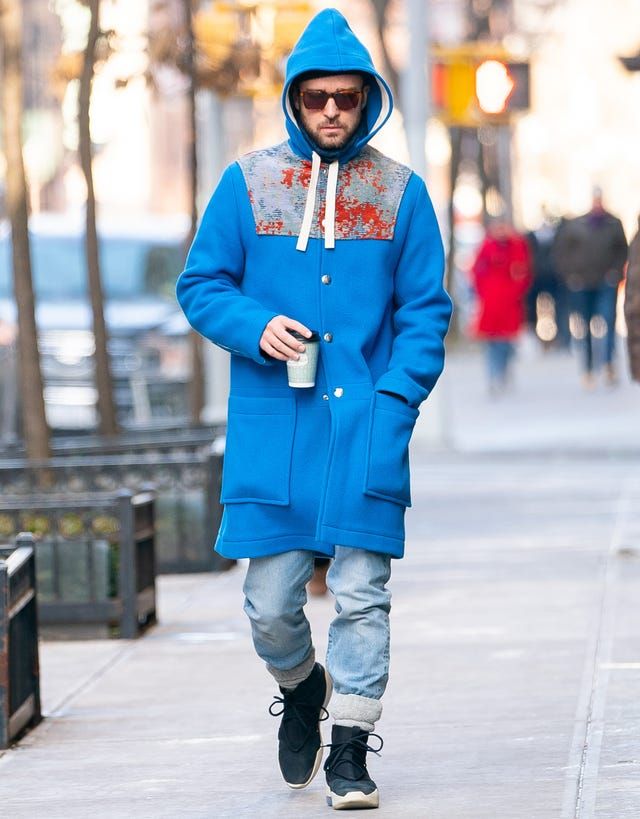 Statement Bright Blue Hooded Coat for City Style Statement Bright Blue Hooded Coat for City Style — Winter Blue Outfits 2027
