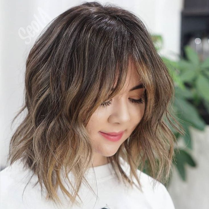 Collarbone Shag With Blonde Highlights Collarbone Shag With Blonde Highlights — Short Shag 2027