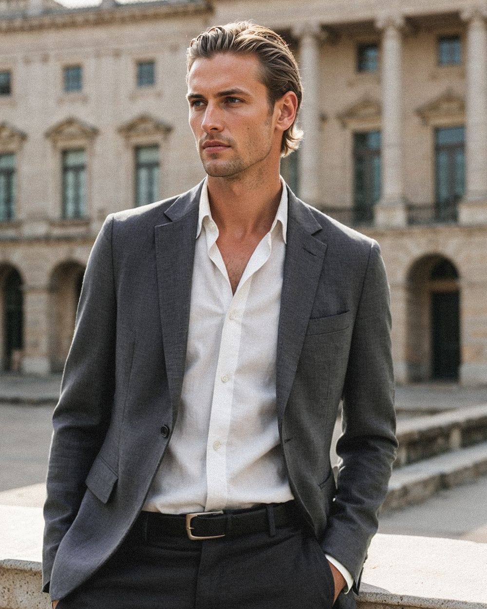 Charcoal Blazer: Sharp Business Casual Essential Charcoal Blazer: Sharp Business Casual Essential — Charcoal Outfits 2027