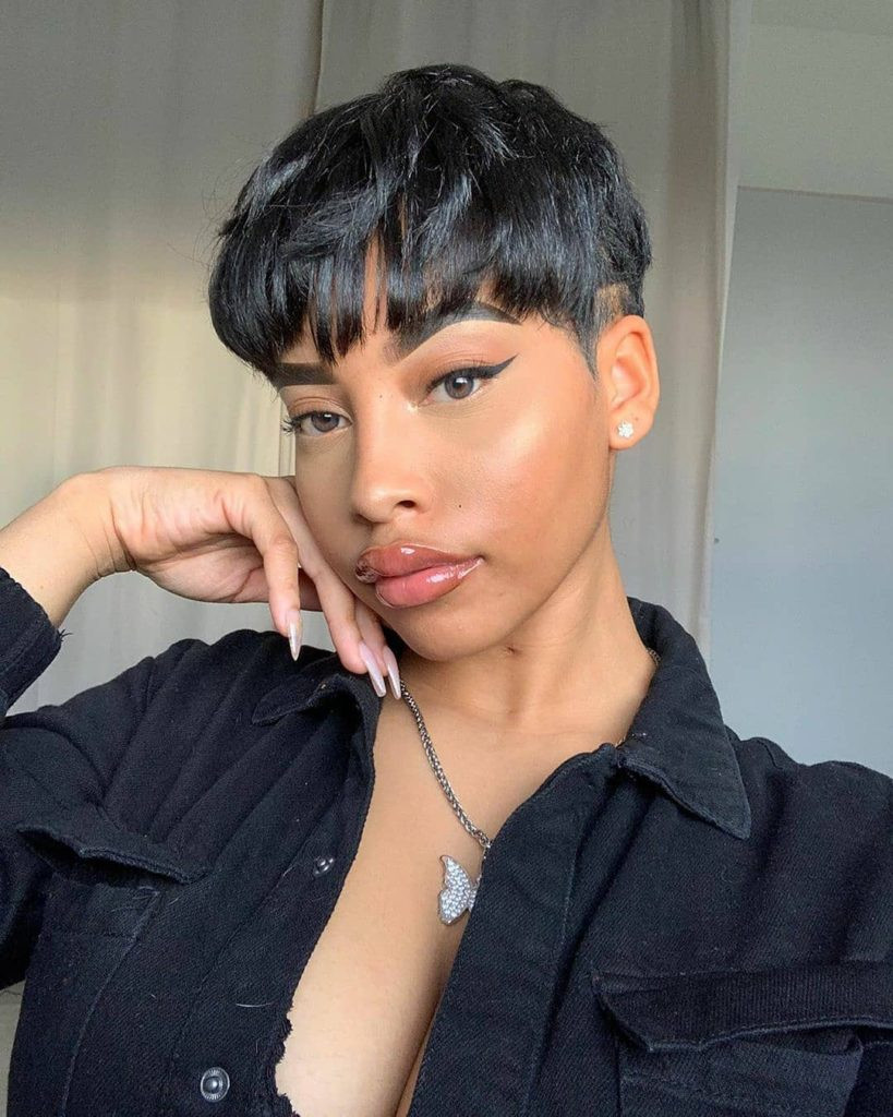 Wavy Black Textured Layered Pixie — Pixie Cut 2027 for Black Women