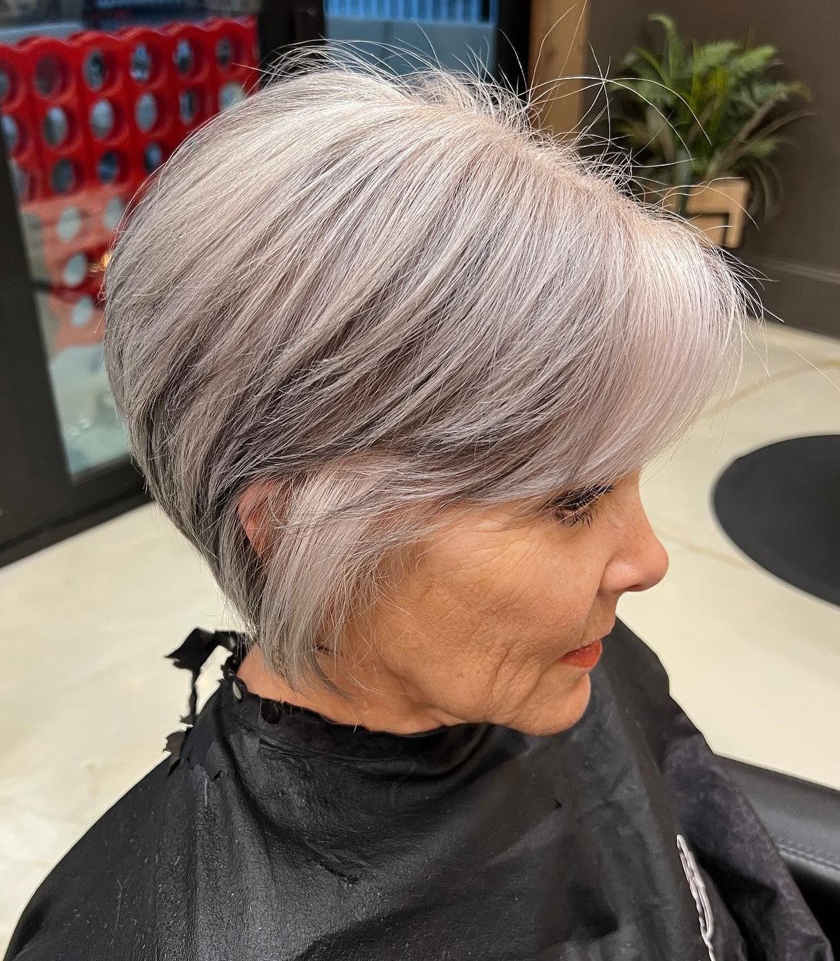 Layered Pixie With Wavy Texture Layered Pixie With Wavy Texture — Gray Blending Pixie 2027