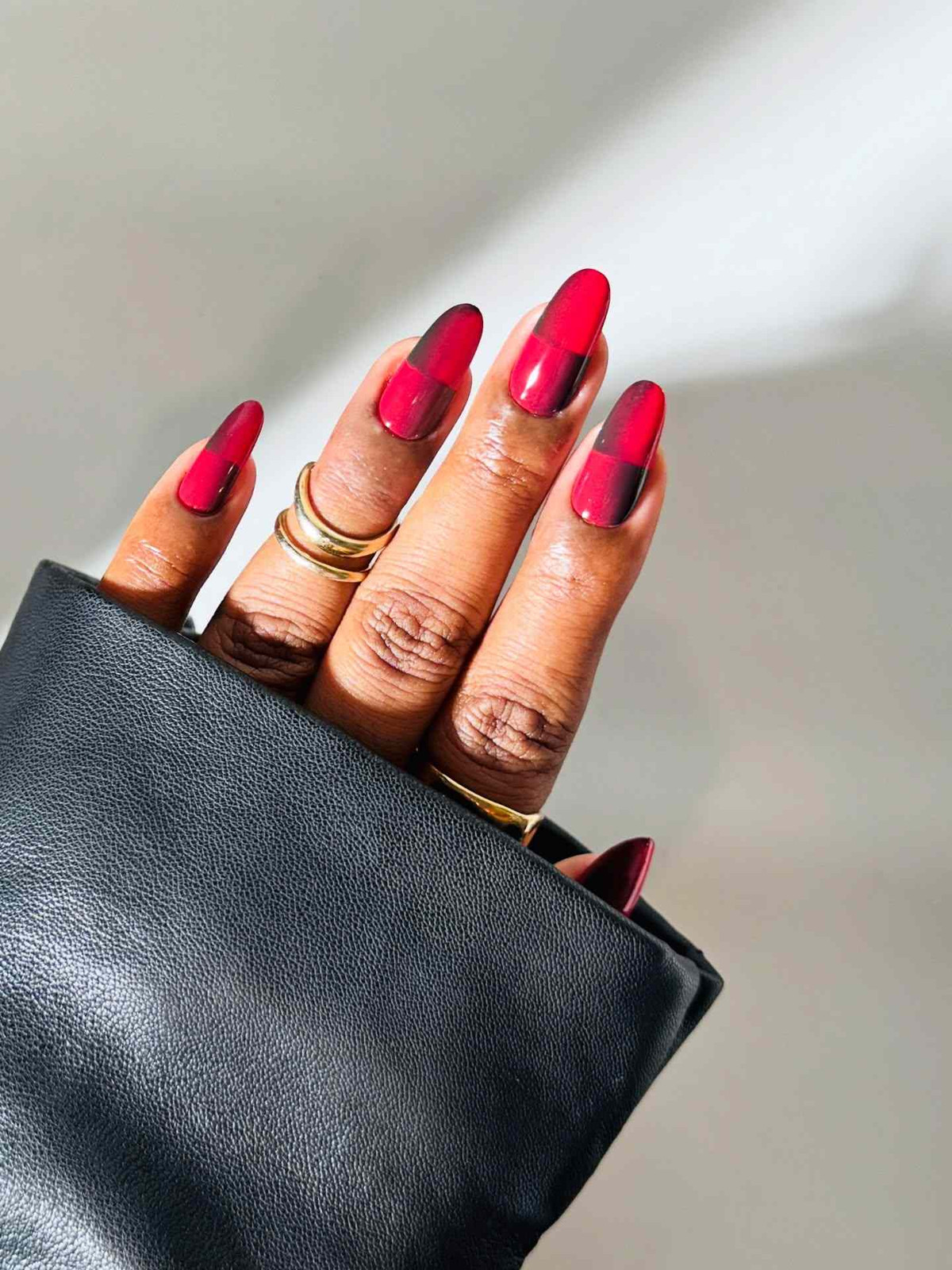 Red and Black Plaid Stiletto Nails Red and Black Plaid Stiletto Nails — Red Nails 2027 for Medium Skin