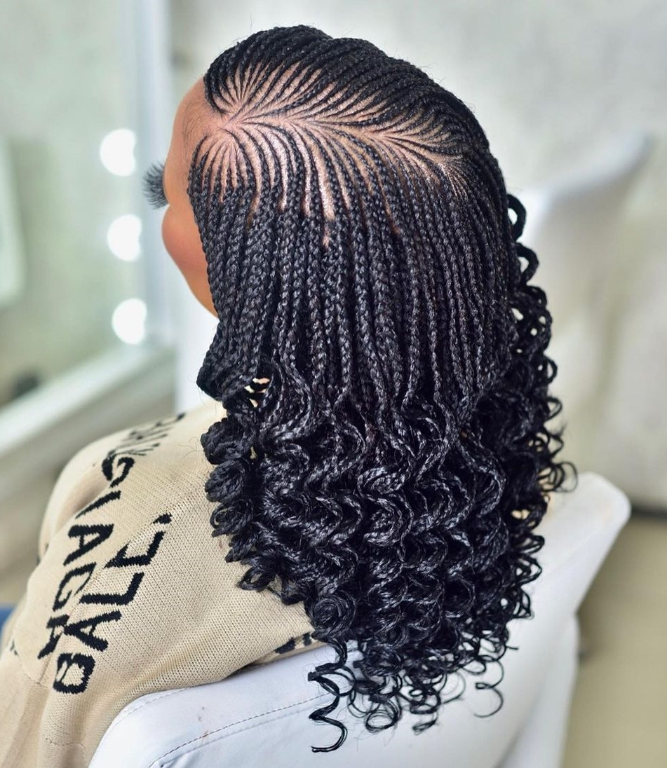 Micro Braids to Voluminous Curls Micro Braids to Voluminous Curls — Braids 2027 with Curly Ends
