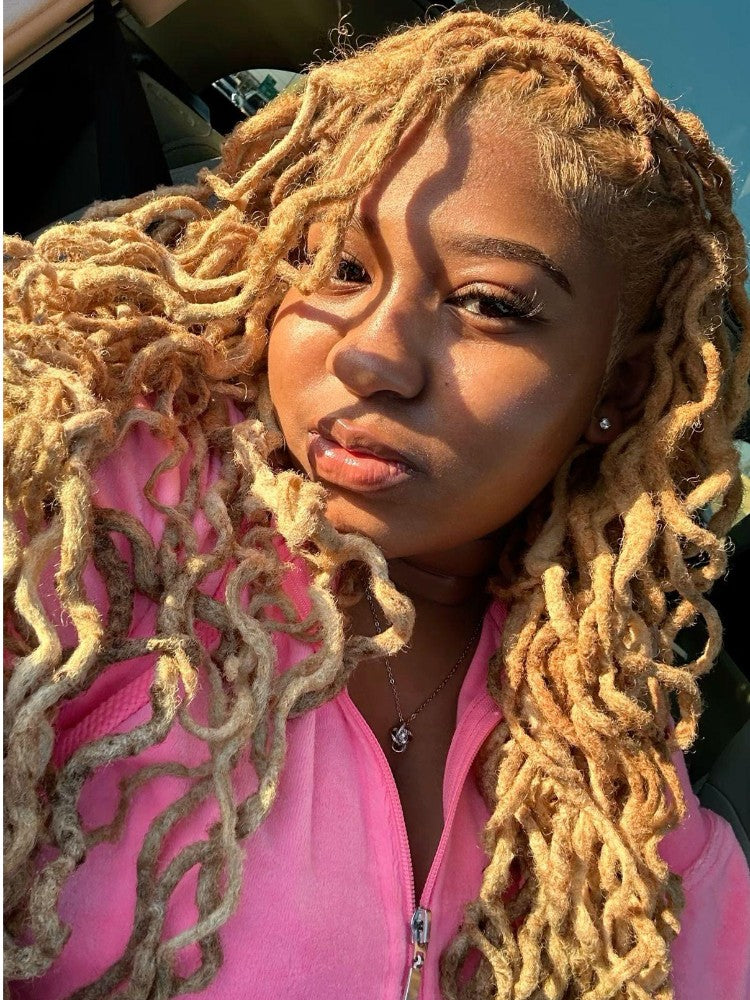 Layered Honey Blonde Soft Locs — Soft Locs 2027