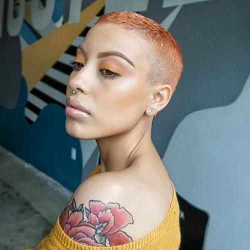 Orange Visual Idea — Buzz Cut for Women 2027
