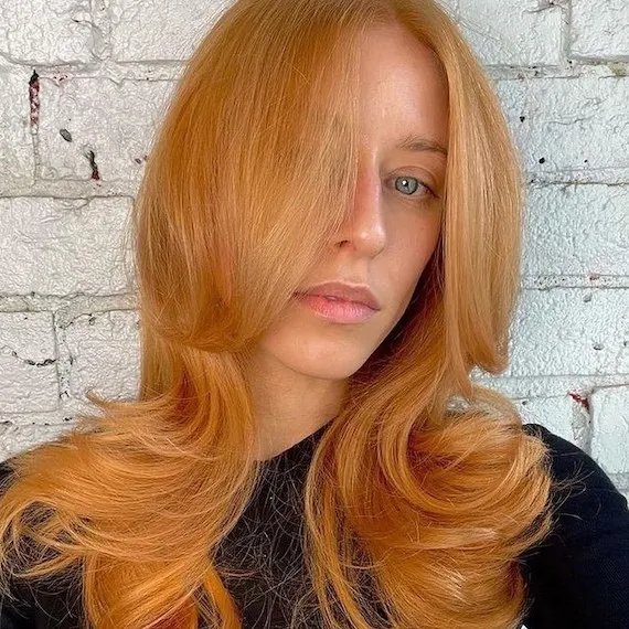 Vibrant Peach Blonde Blowout Vibrant Peach Blonde Blowout — Peach Blonde Hair 2027