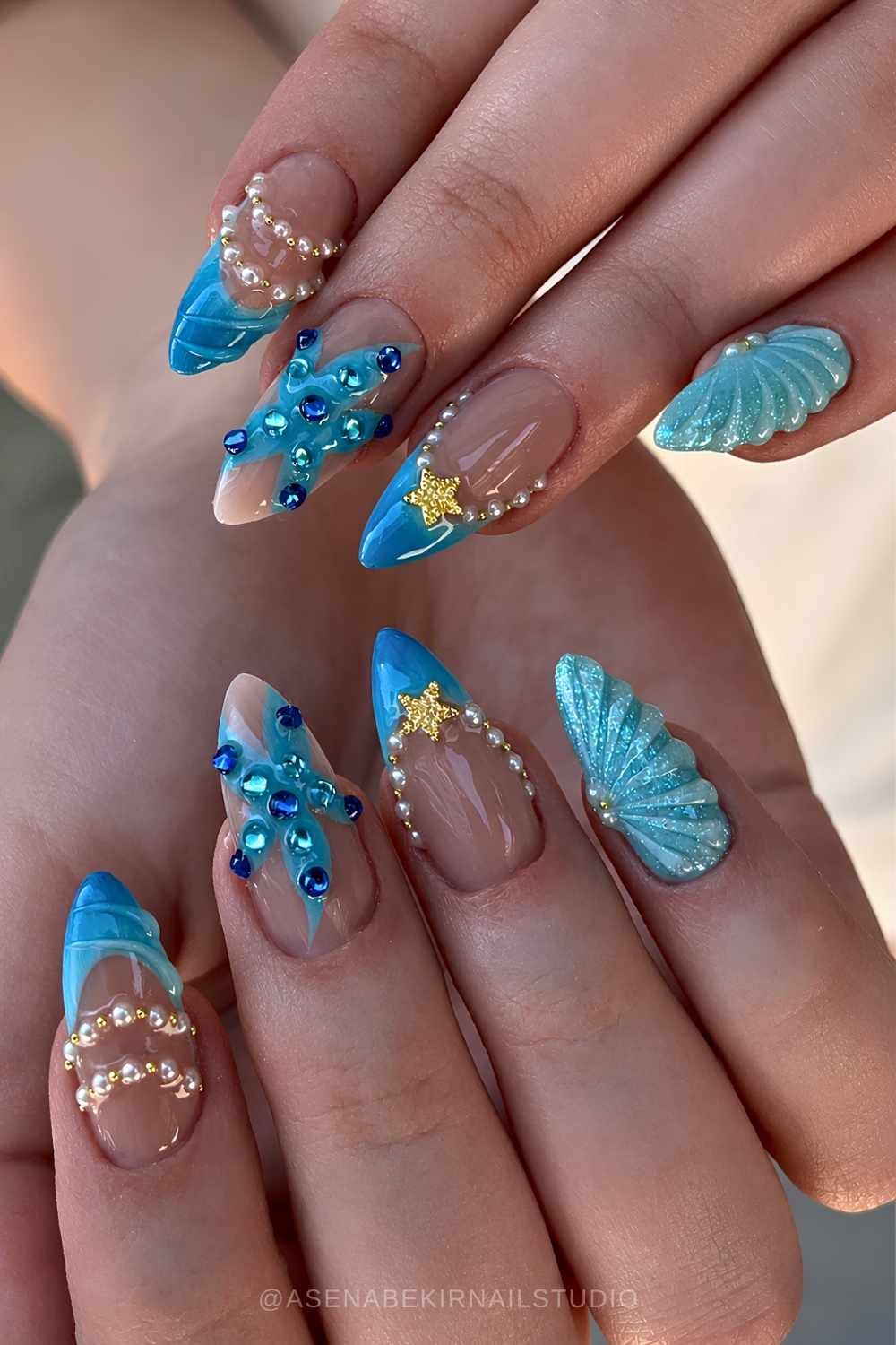 Summer Beach Visual Idea Summer Beach Visual Idea — Mermaid Nails 2027