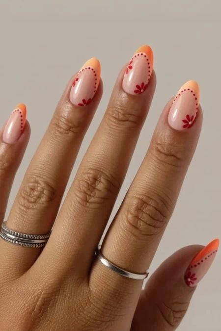 Clean Lines Precise Application Visual Idea Clean Lines Precise Application Visual Idea — Orange Summer Nails 2027