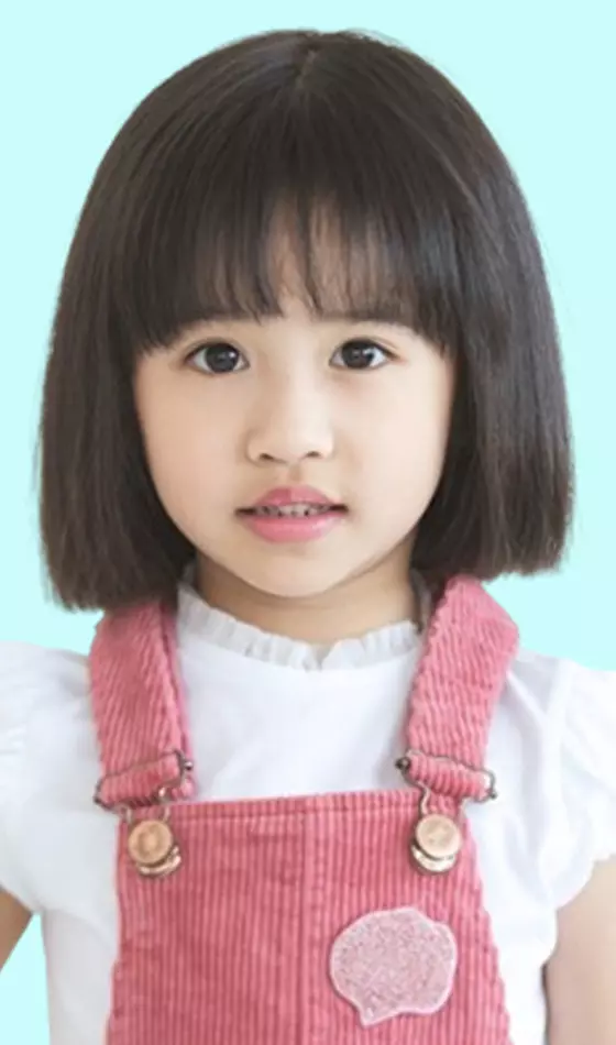 Thick Black Bob With Blunt Bangs — Bob 2027 for Little Girls