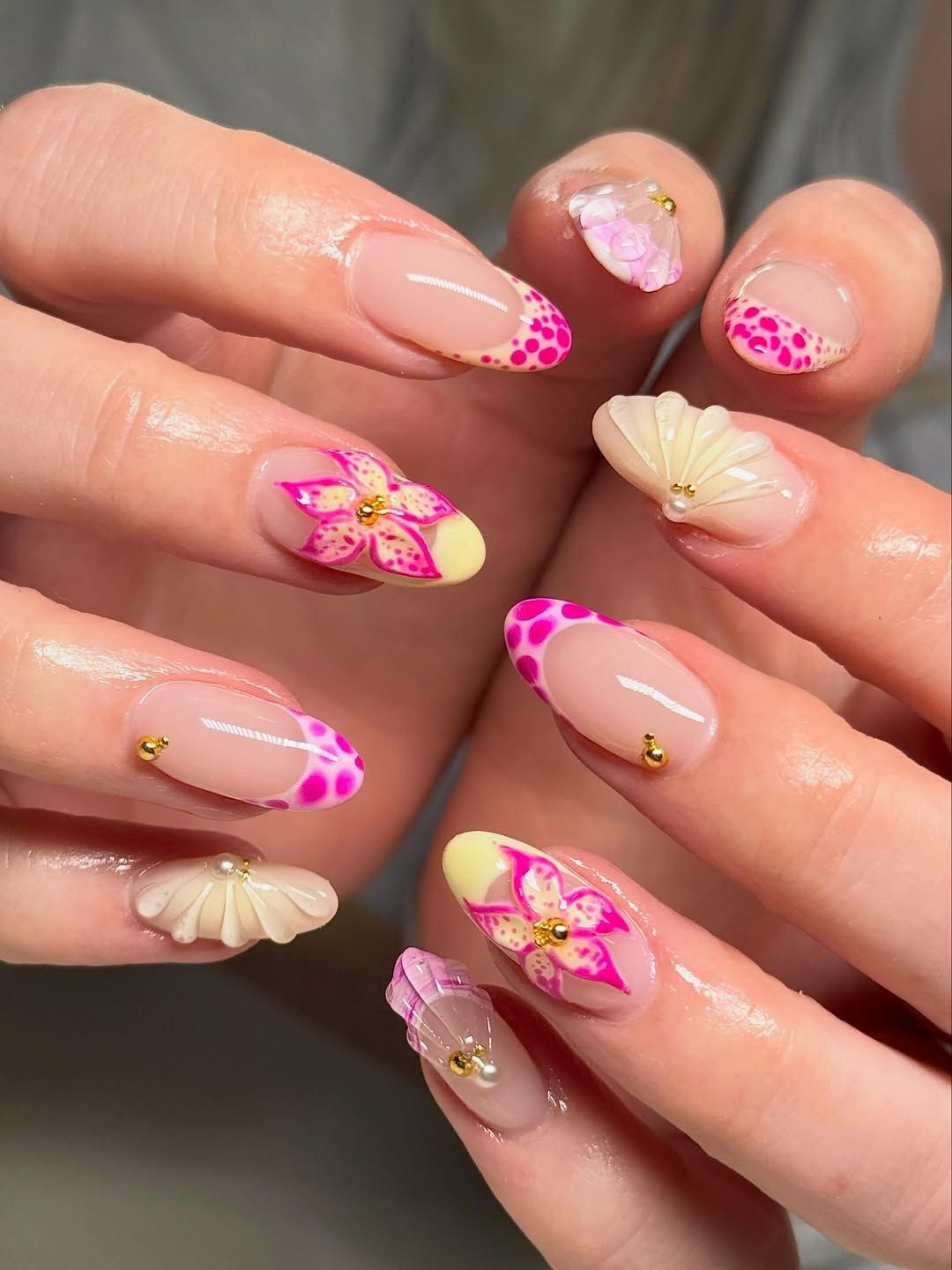 Ocean Shell And Starfish Nail Art Ocean Shell And Starfish Nail Art — Miami Nails 2027
