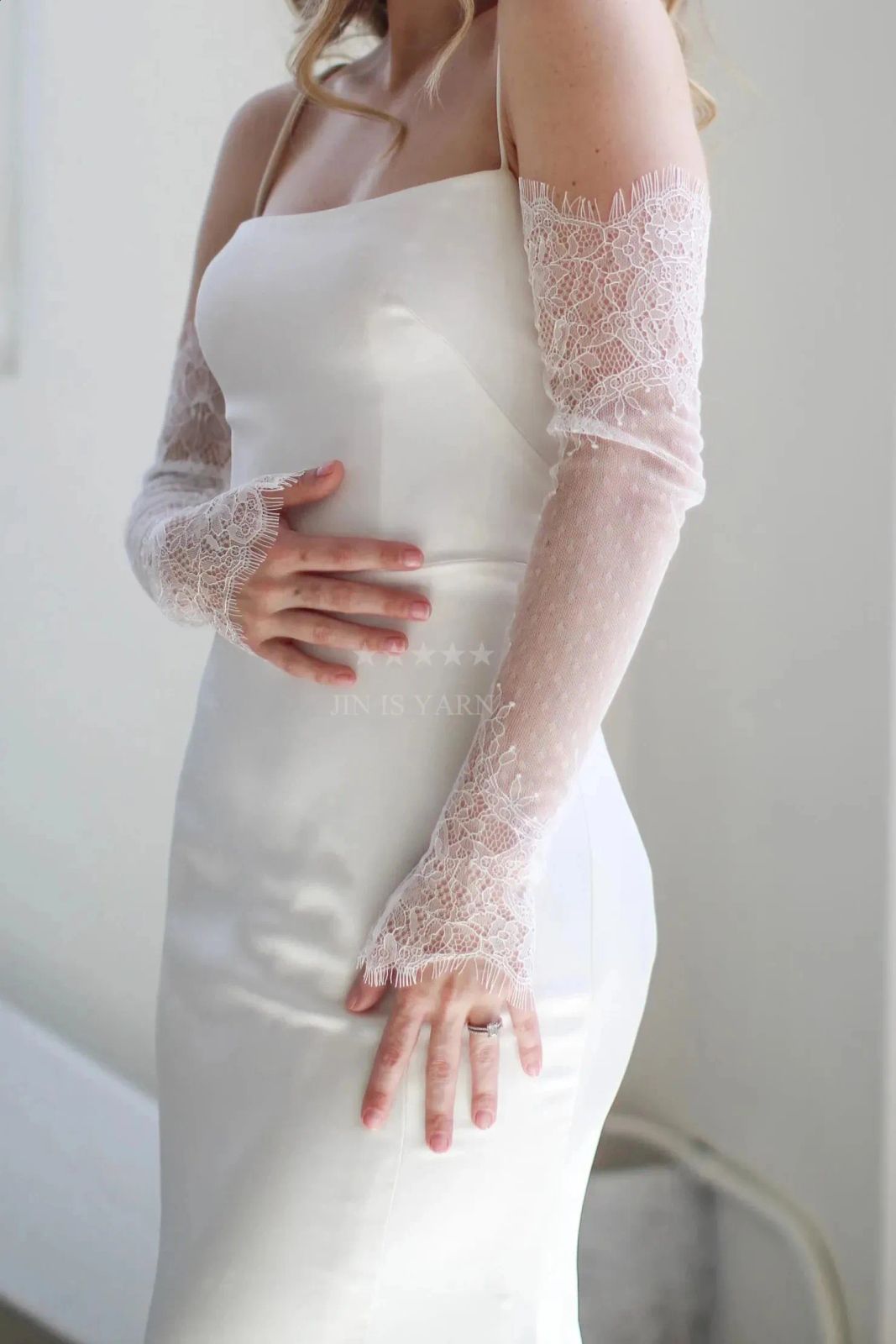 Fingerless Lace Gloves Outfit Idea — Wedding Gloves Outfits 2027