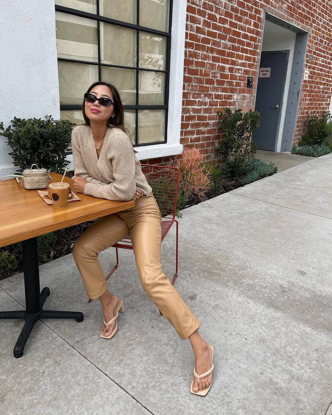 Head-to-Toe Beige Linen Blend Outfit — Beige Spring Outfits 2027