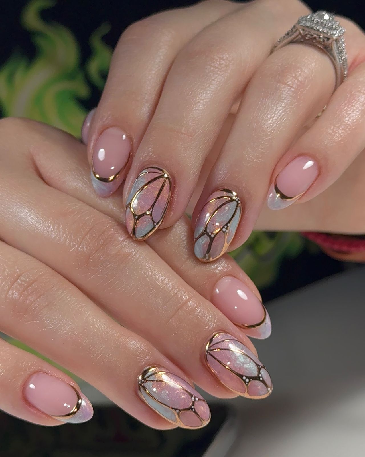 Birthday Elegant Visual Idea — Birthday Nails Almond 2027