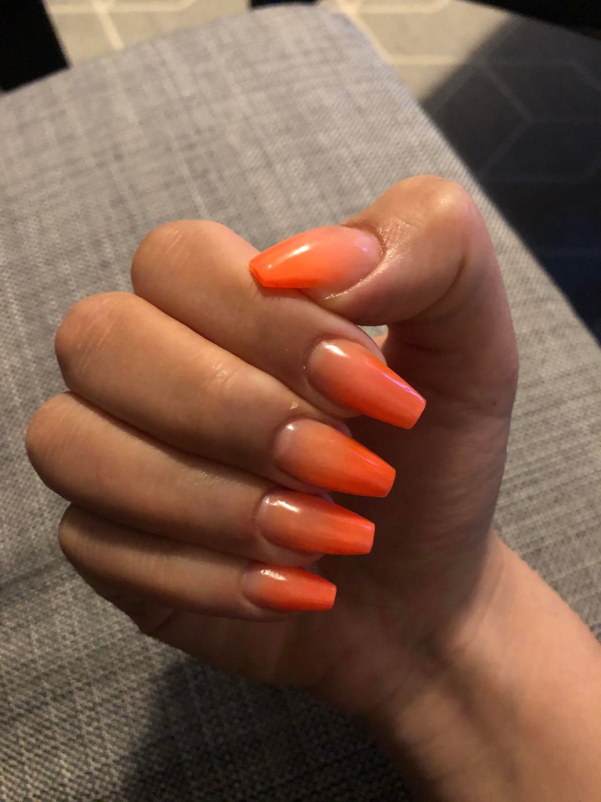 Ombre Effect From Cuticle To Tip Visual Idea Ombre Effect From Cuticle To Tip Visual Idea — Neon Ombre Nails 2027