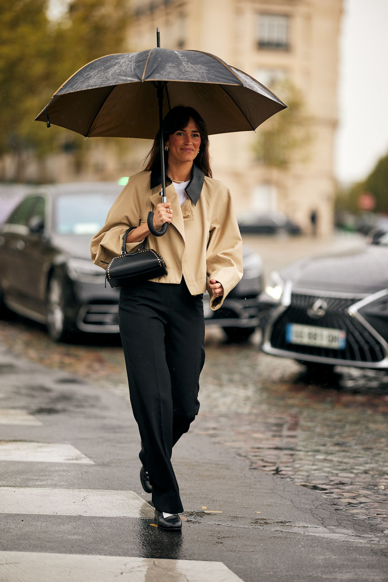 Cropped Jacket and Wide-Leg Trousers Combo — Mod Outfits 2027