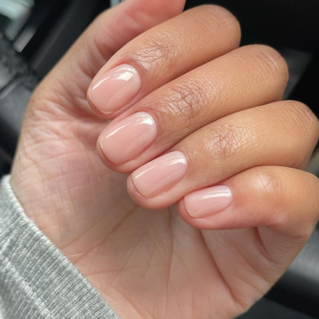 Milky Beige Sheer Oval Nails Milky Beige Sheer Oval Nails — Clean BB Cream Nails 2027