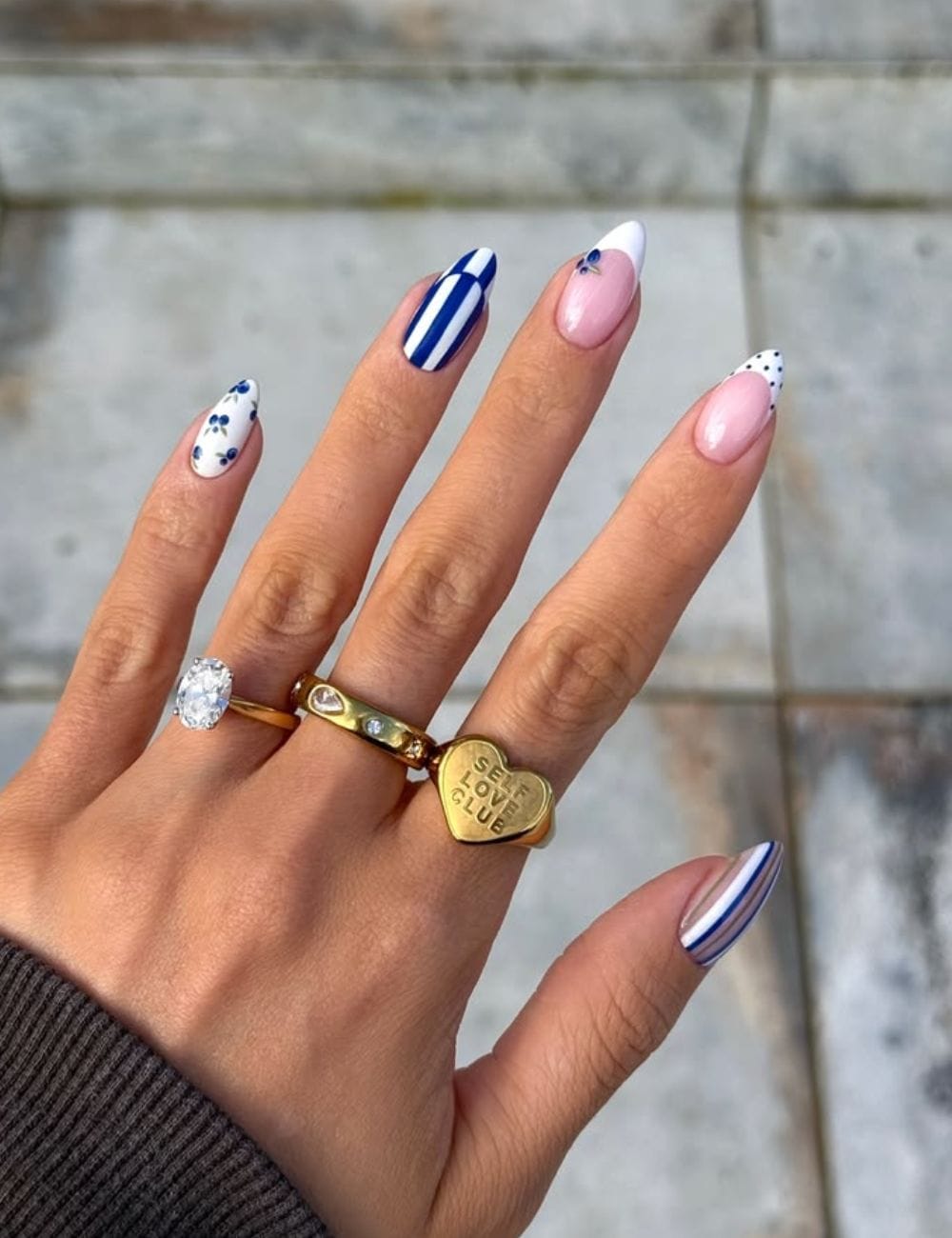 Graphic Mix of Patterns Nails Graphic Mix of Patterns Nails — Summer Nail Trends 2027