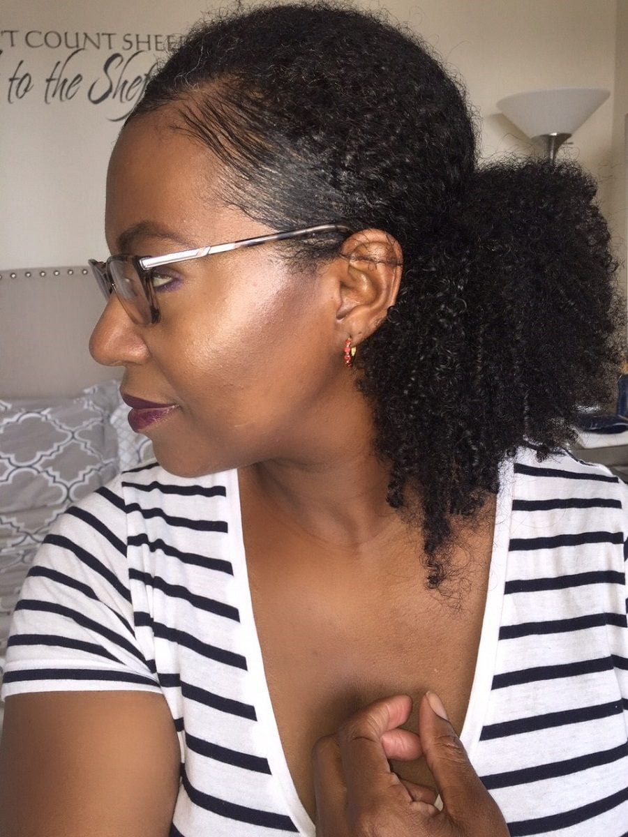 High Curly Ponytail With Side Part High Curly Ponytail With Side Part — Ponytail Hairstyles 2027 with Glasses