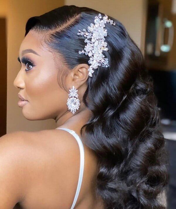 Side Swept Visual Idea Side Swept Visual Idea — Wedding Hairstyles 2027 with Weave