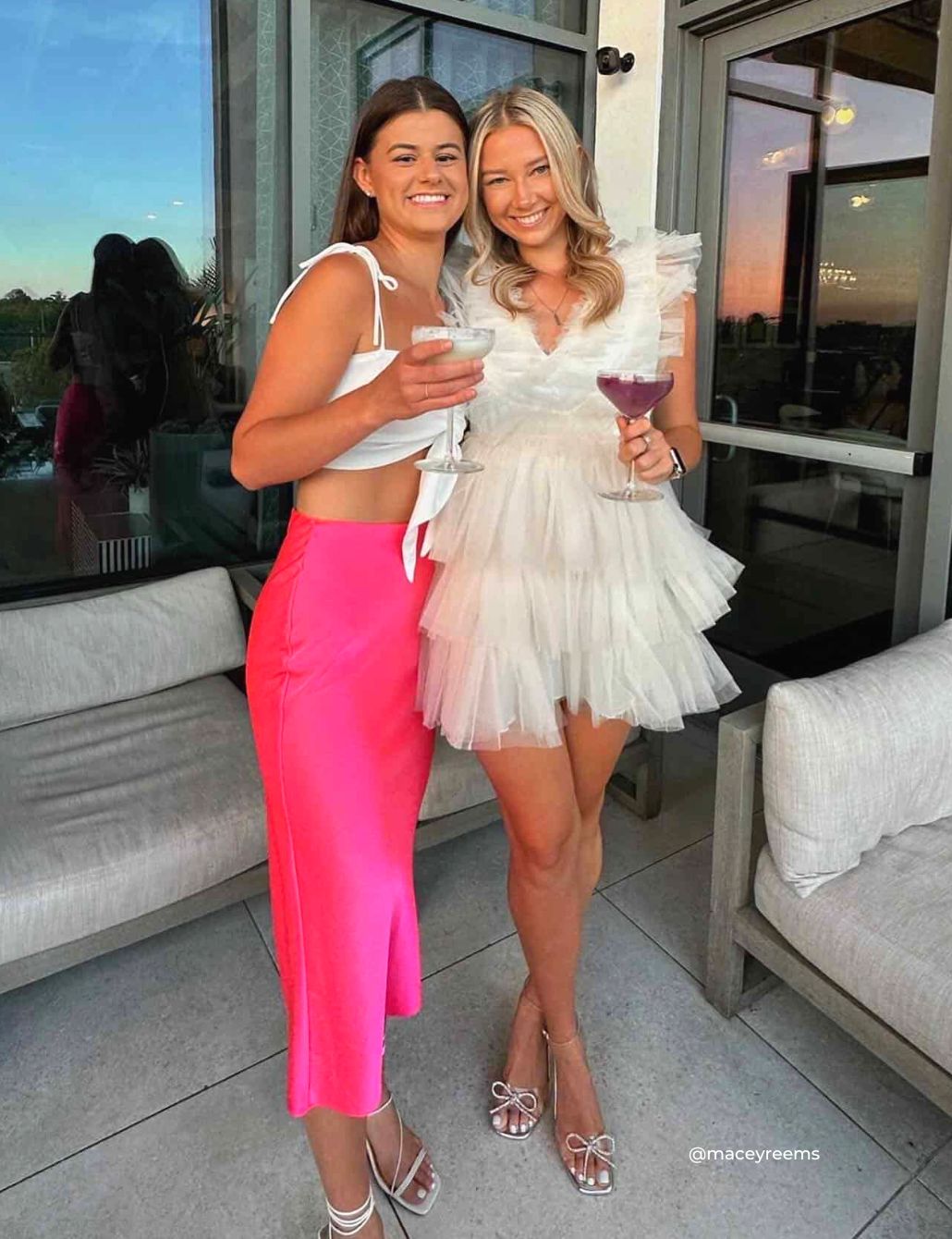 Sweet and Feminine: Tiered Ruffled Mini Dress Sweet and Feminine: Tiered Ruffled Mini Dress — Bride Bachelorette Outfits 2027