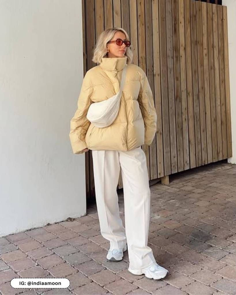 Brrr! 10 Yellow Puffer Jacket Outfits to Wear This Winter