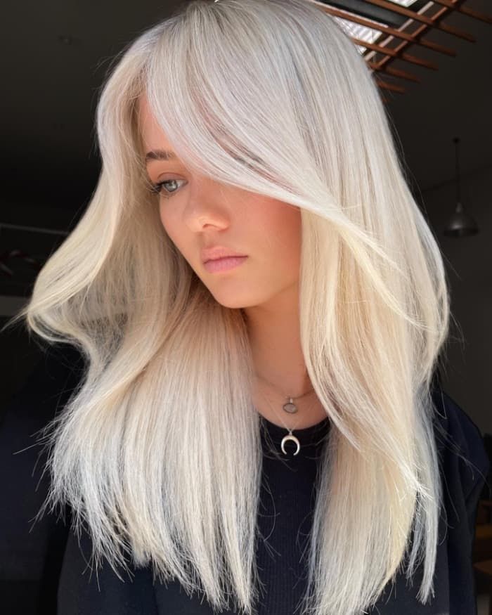 Uniform Platinum Blonde With Wispy Bangs — Blonde Hair 2027 for Pale Skin