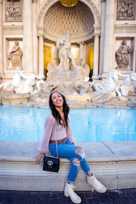 Sheer Pink Top and Ripped Jeans for Casual Cool Sheer Pink Top and Ripped Jeans for Casual Cool — Vegas Outfits 2027