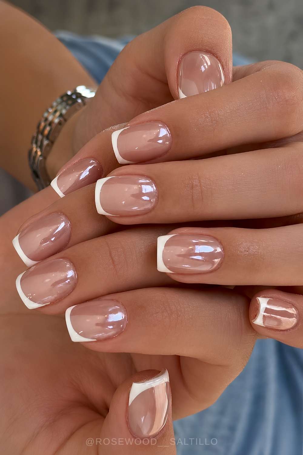 Classic French Tips Visual Idea Classic French Tips Visual Idea — Short Gel Nails 2027