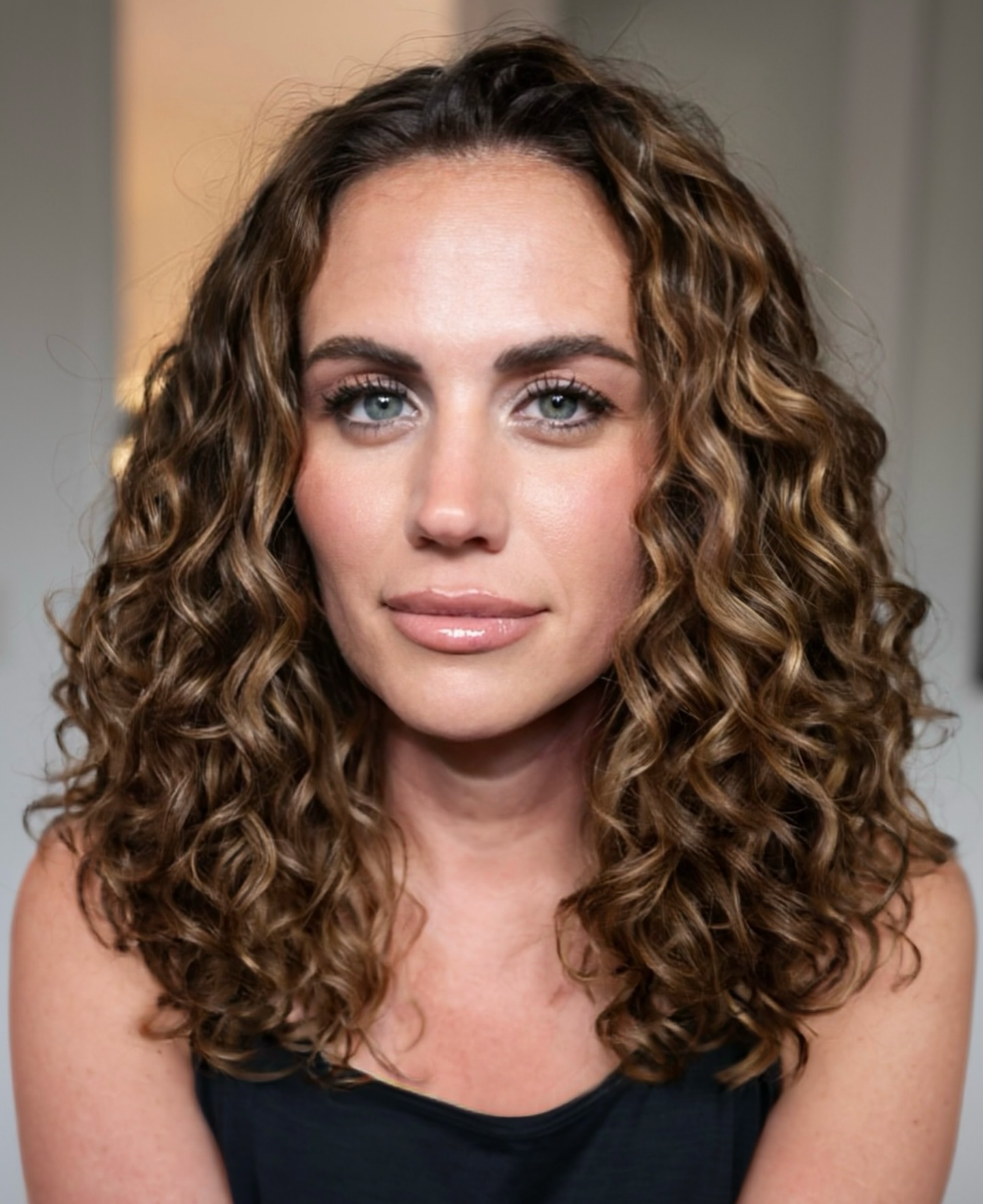 Long Layers Visual Idea — Balayage on Wavy Hair 2027