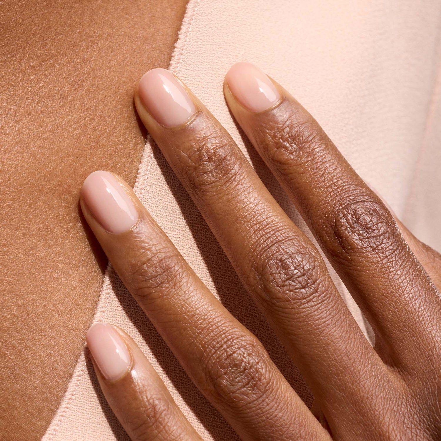 Sheer Pink-Beige Jelly Nails — Pastel Nails 2027 for Dark Skin