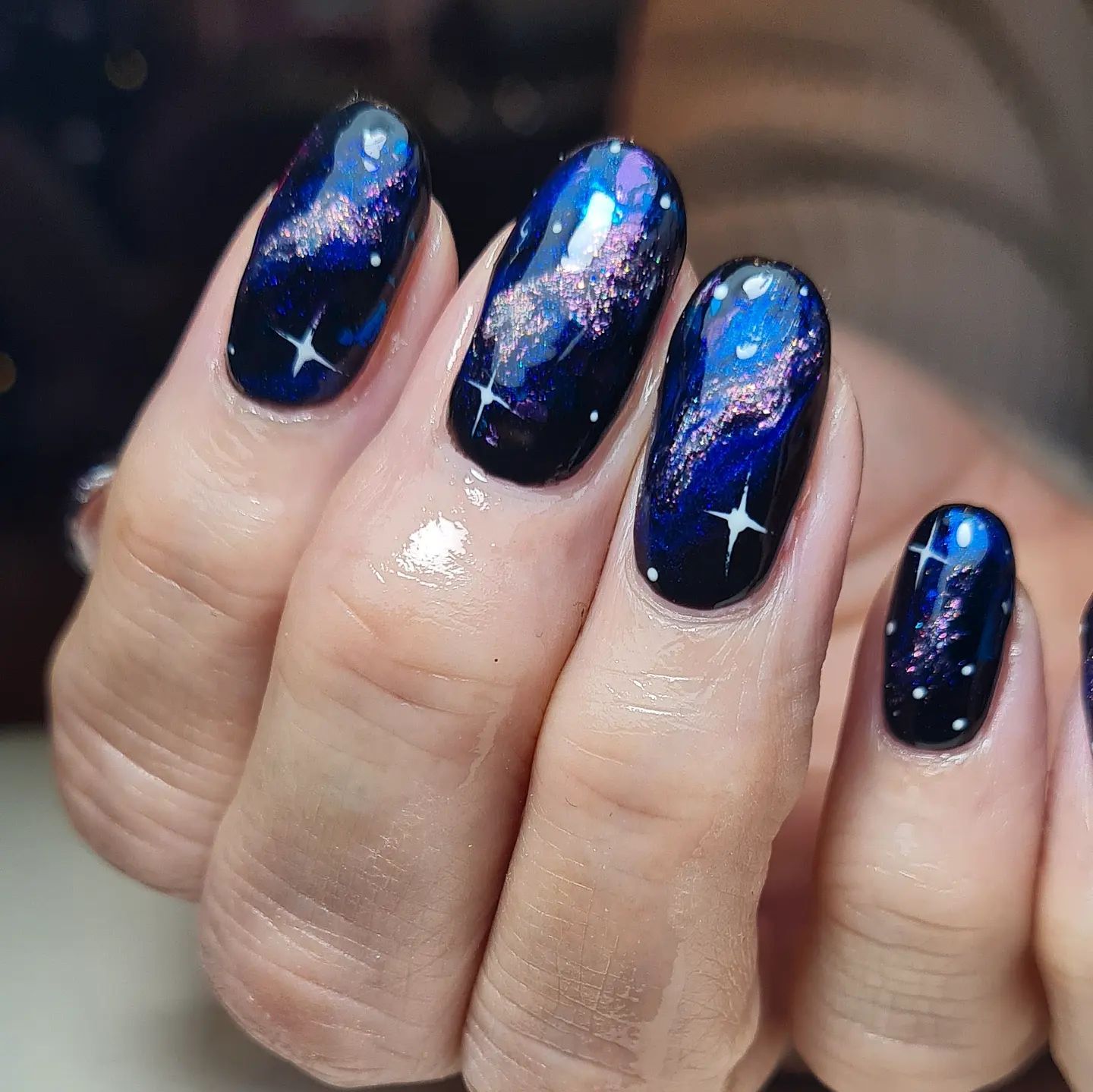 Medium Oval Vibrant Swirl Galaxy Medium Oval Vibrant Swirl Galaxy — Galaxy Nails 2027