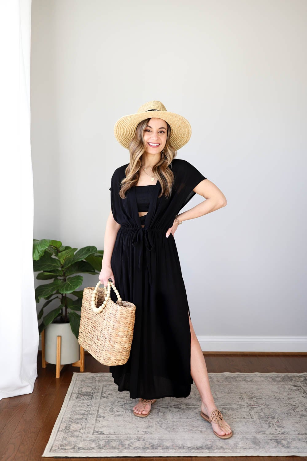 Sheer Cover-Up Dress over Bikini for a Glamorous Spring Break Beach Look Sheer Cover-Up Dress over Bikini for a Glamorous Spring Break Beach Look — Spring Break Outfits 2027