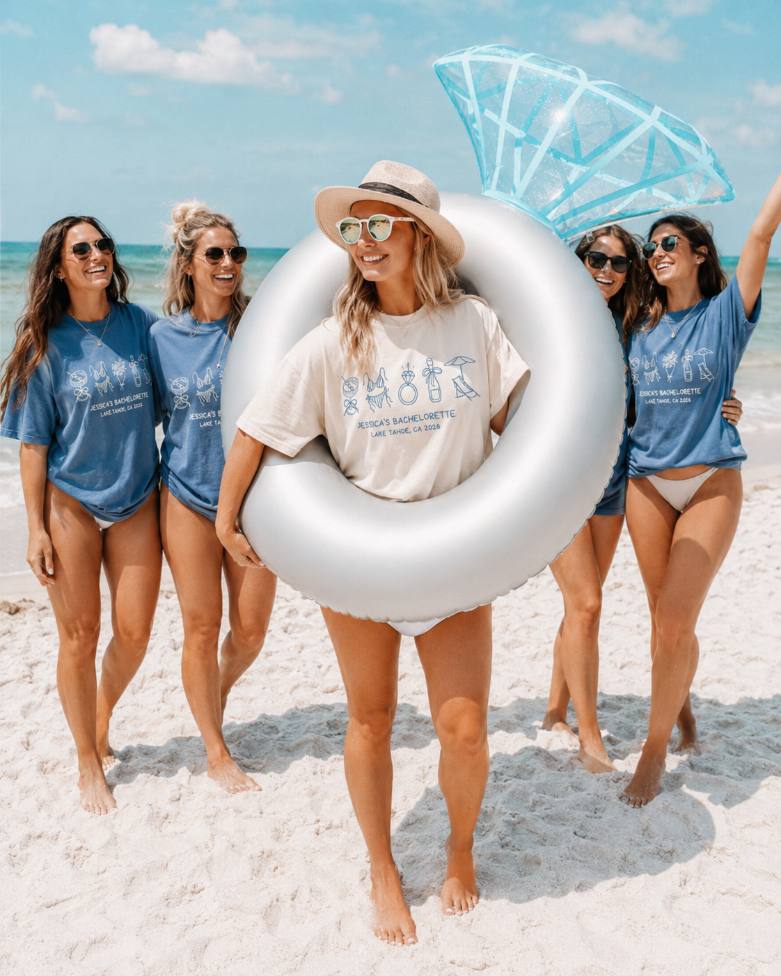 Beach Bachelorette Fun: 'Bride' Graphic Tee and Bikini Beach Bachelorette Fun: 'Bride' Graphic Tee and Bikini — Bride Bachelorette Outfits 2027