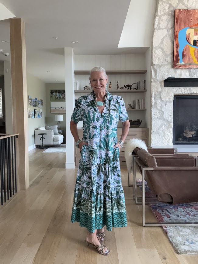 Tropical Maxi Dress and Statement Accessories for a Day Out — Outfits 2027 for Women Over 60