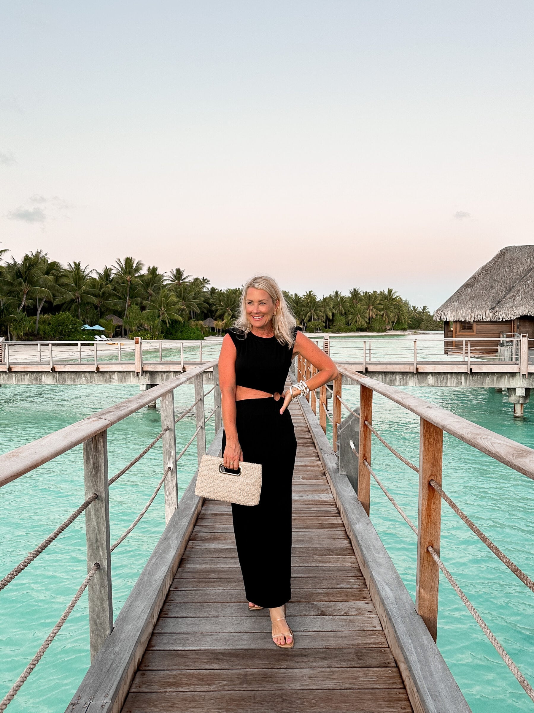 Chic Comfort: Black Knit Maxi Skirt and Crop Top Set Chic Comfort: Black Knit Maxi Skirt and Crop Top Set — Bora Bora Outfits 2027