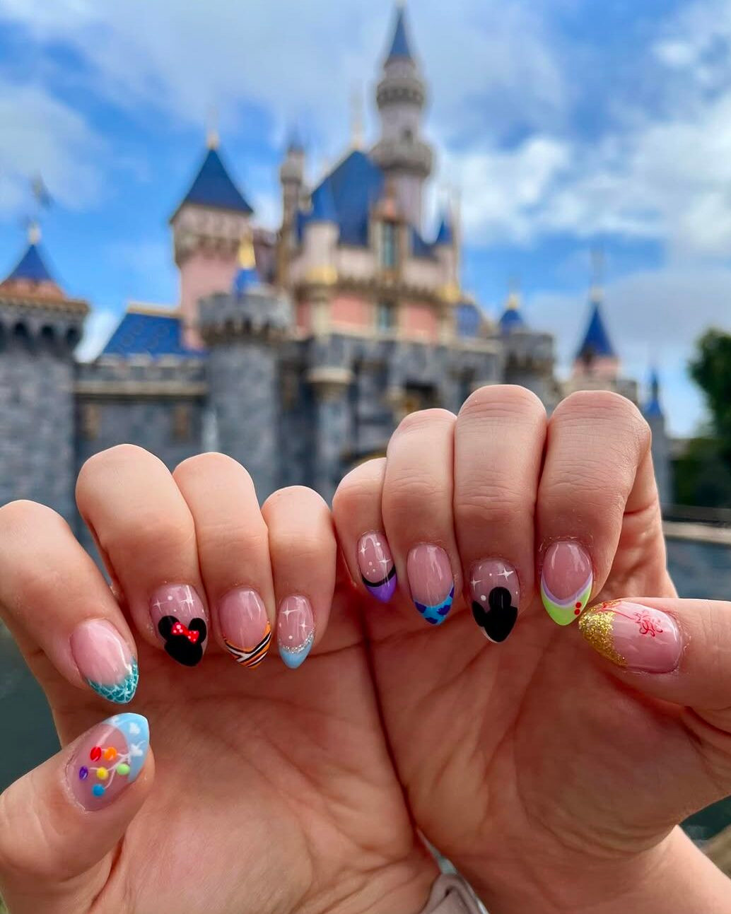 Glossy And Glitter Visual Idea Glossy And Glitter Visual Idea — Princess Disney Nails 2027