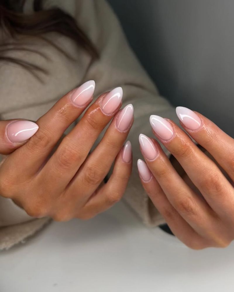 Classic Soft White French Ombre Classic Soft White French Ombre — French Ombre Nails 2027