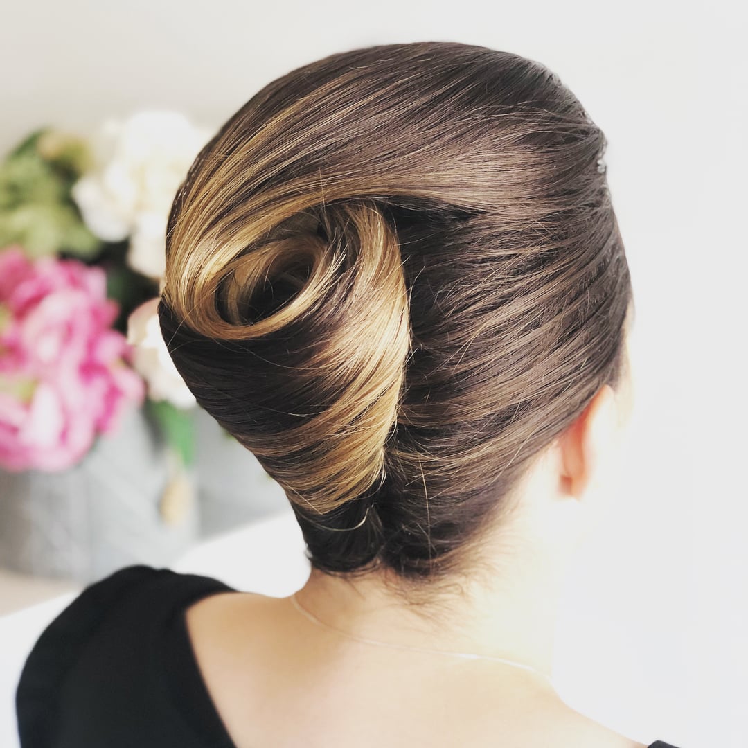 Dark Blonde Textured Updo With Balayage Dark Blonde Textured Updo With Balayage — Mother of the Bride Updos 2027