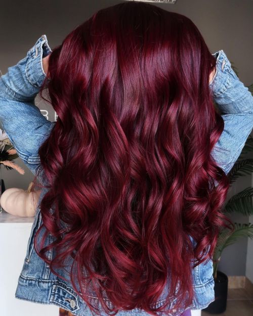 Vibrant Dark Auburn Loose Curls Vibrant Dark Auburn Loose Curls — Dark Auburn Hair 2027