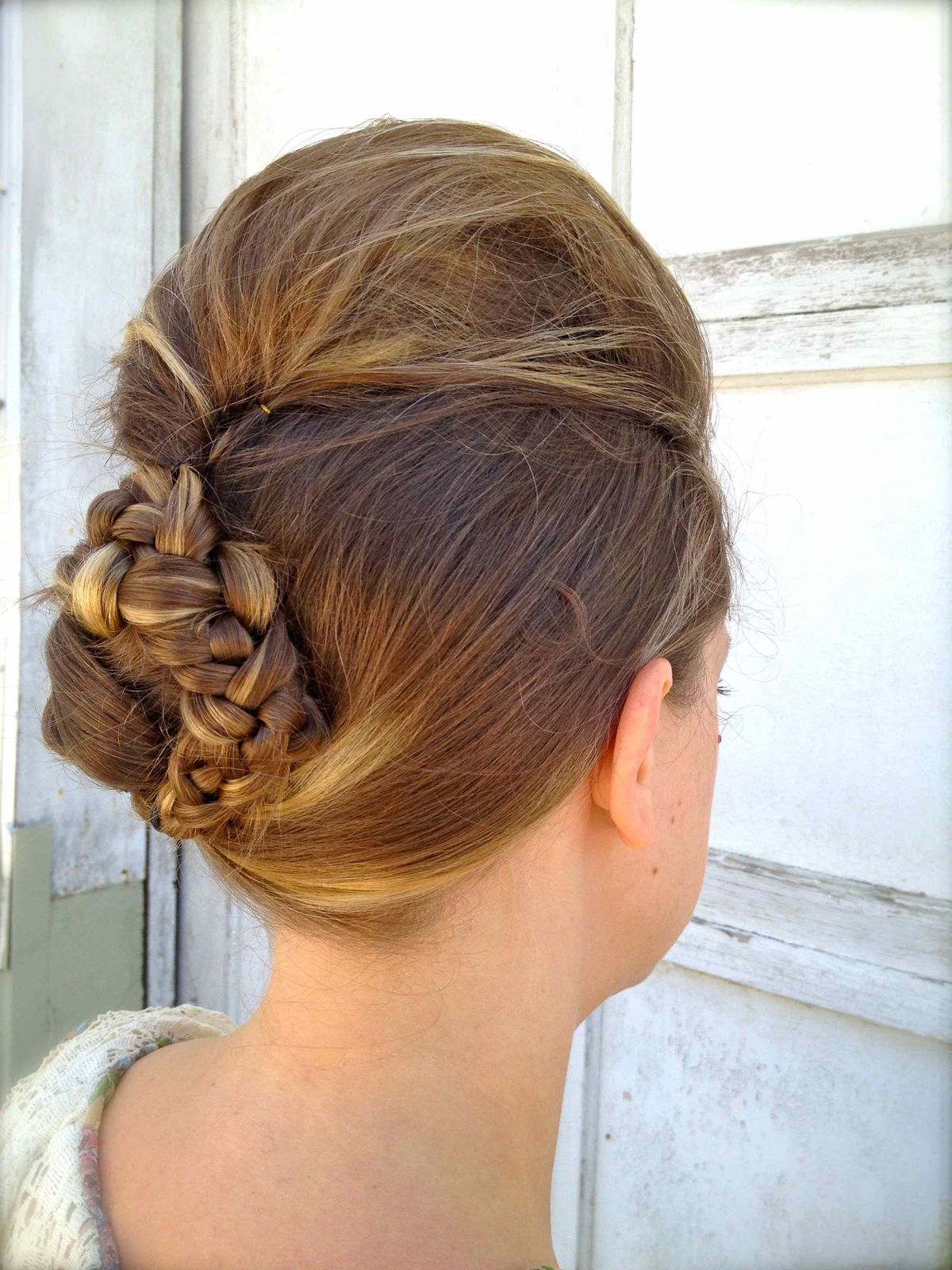 High Bun Intricate Brown Braids High Bun Intricate Brown Braids — Braided Bun 2027