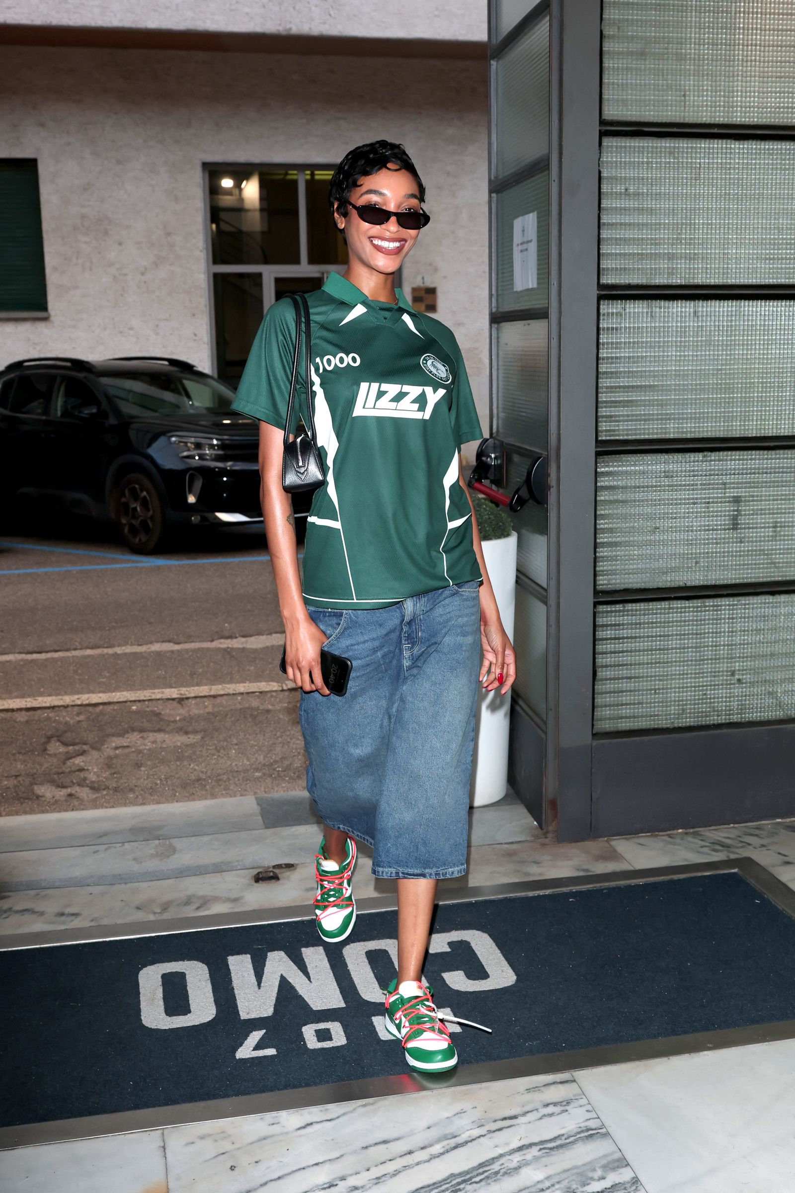 Sports Jersey with Denim Shorts Sports Jersey with Denim Shorts — Nike Outfits 2027
