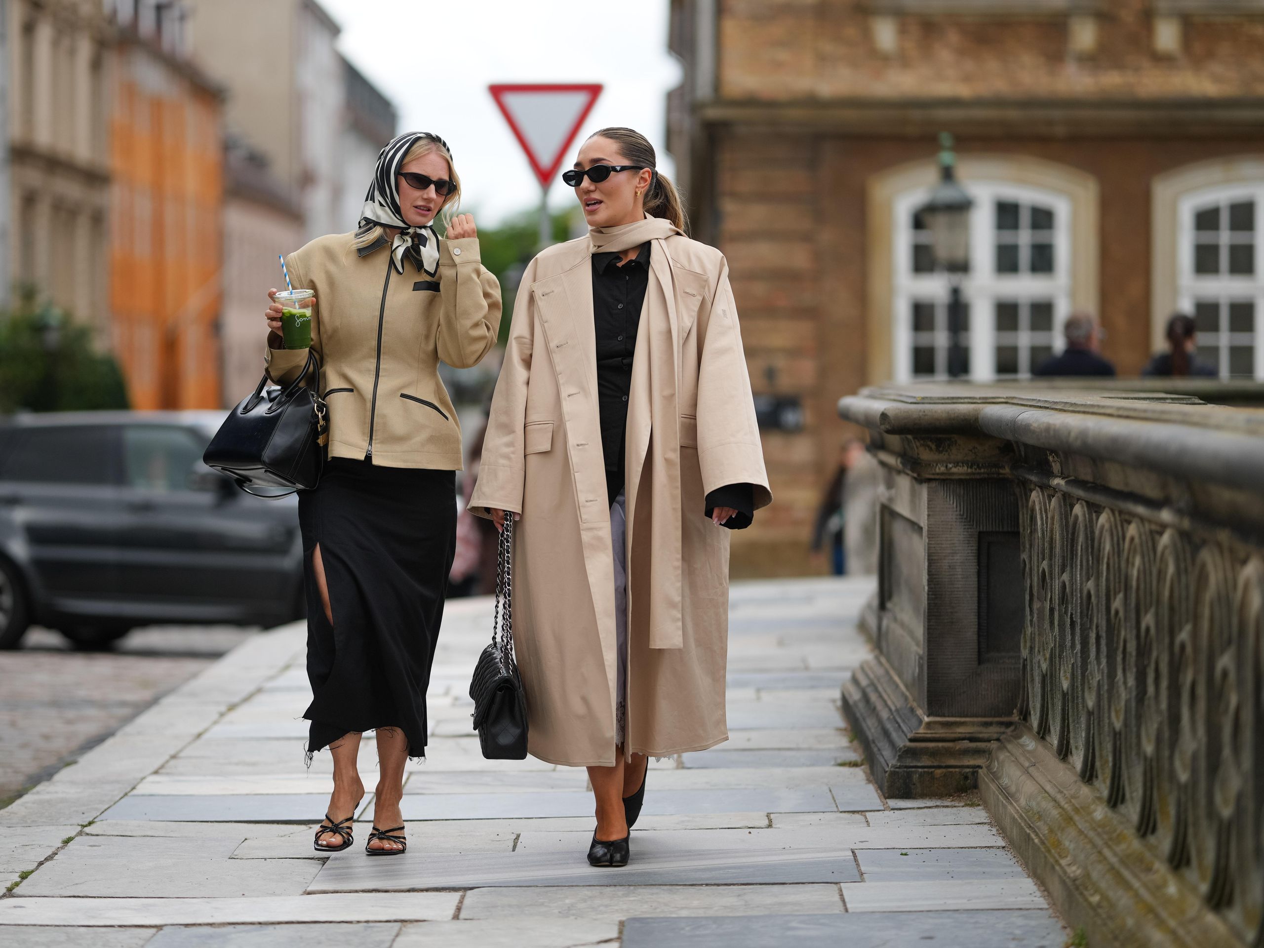 Layered Jackets: Trench Coat Over a Cream Jacket Layered Jackets: Trench Coat Over a Cream Jacket — Trench Coats 2027