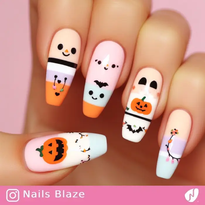 Halloween Cartoon Characters — Nails 2027 for Kids