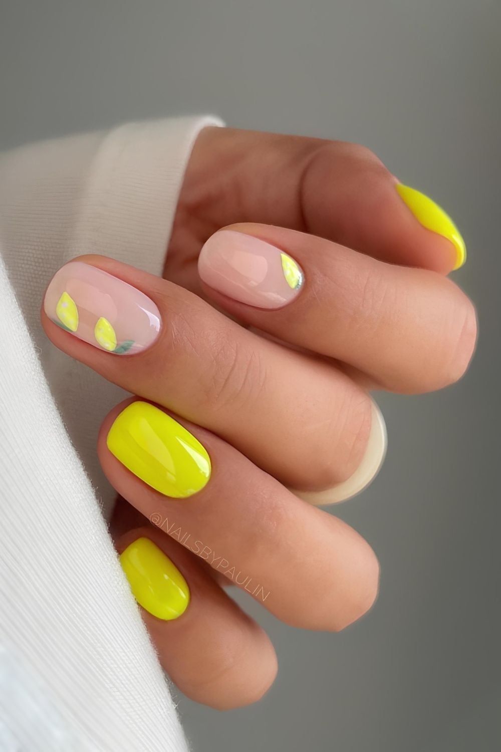 Neon Yellow Sheer Pink White Visual Idea Neon Yellow Sheer Pink White Visual Idea — Lemon Nails 2027
