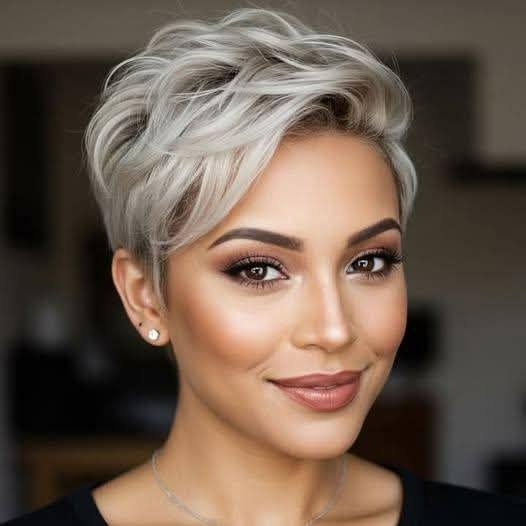 Short hairstyles for women over 50 with fine hair