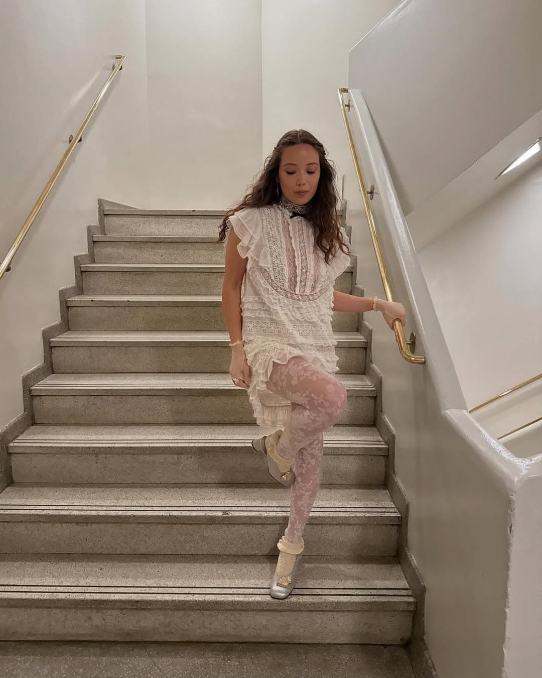 Layered Tights Over Socks with Mary Janes for a Sweet, Feminine Aesthetic Layered Tights Over Socks with Mary Janes for a Sweet, Feminine Aesthetic — Coquette Socks Outfits 2027